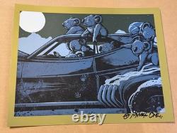 MUNK ONE Signed Mini Print Pearl Jam koala 2009 poster Gold Foil Australia