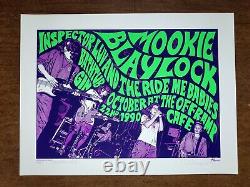 Mookie Blaylock Pearl Jam Poster SIGNED, #/100 OFFICIAL 1990 Seattle Off Ramp