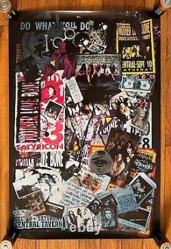 Mother Love Bone Pearl Jam Apple ULTRA RARE original promo poster 1990