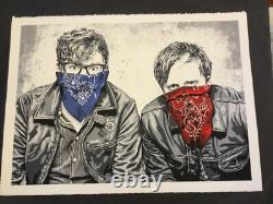 Mr Brainwash Black Keys Poster Los Angeles 2012 Sperry Pearl Jam Dave Matthews