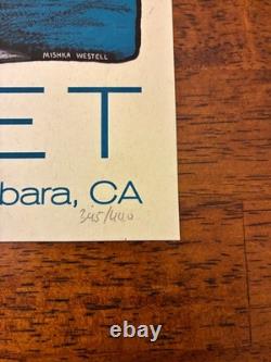 My Morning Jacket Poster Santa Barbara 2021 Mishka Westell Pearl Jam Emek Lucero