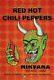 Nirvana-pearl Jam-red Hot Chili Peppers 1991 4th Printing Poster-kurt Cobain