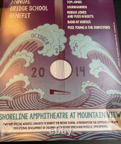 Neil Young Pearl Jam Sound Garden Tom Jones October 25 26 2014 Concert Poster