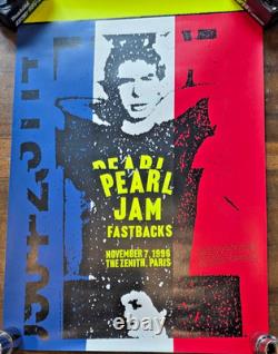 Nov 7 1996 Pearl Jam Gig poster