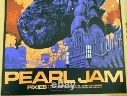 OFFICIAL Pearl Jam Sydney Australia 2024 Poster AP #/100 Ken Taylor IN STOCK