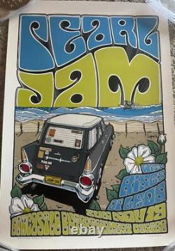 Official PEARL JAM Newcastle Australia 11/19/2006 #9 Concert Poster 19x28