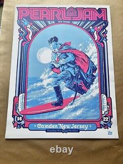 Official Pearl Jam Camden 2022 Poster Ames Bros