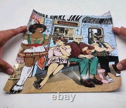 Official Pearl Jam Wrigley Field 2016 FAILE Concert Poster Chicago EL Train Ride