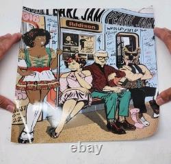 Official Pearl Jam Wrigley Field 2016 FAILE Concert Poster Chicago EL Train Ride