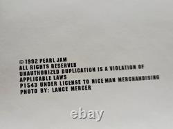 Original 1992 PEARL JAM Subway Poster Choices Crayons Ten Nice Man RARE Large #1