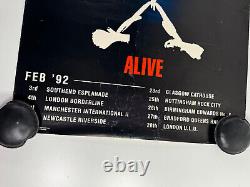 Original 1992 Pearl Jam Alive Tour Poster UK album promo