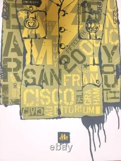 Original Limited Print PEARL JAM SF 2006 Poster by Ames Bros! Stored flat