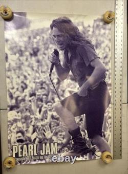 Original PEARL JAM Poster Magnusson Park Seattle Sept 1992 Eddie Vedder 35 x 26