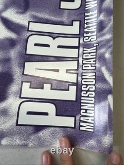 Original PEARL JAM Poster Magnusson Park Seattle Sept 1992 Eddie Vedder 35 x 26
