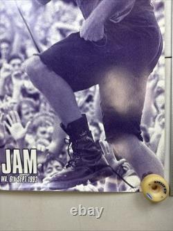 Original PEARL JAM Poster Magnusson Park Seattle Sept 1992 Eddie Vedder 35 x 26
