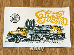 Original Pearl Jam Concert Poster Fargo North Dakota Paul Bunyan Signed 63/100