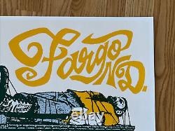 Original Pearl Jam Concert Poster Fargo North Dakota Paul Bunyan Signed 63/100