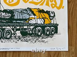 Original Pearl Jam Concert Poster Fargo North Dakota Paul Bunyan Signed 63/100