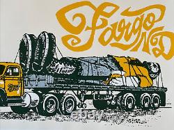 Original Pearl Jam Concert Poster Fargo North Dakota Paul Bunyan Signed 63/100