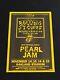 Original Rolling Stones Pearl Jam Concert Poster Meant To Sell Tickets Never Dis
