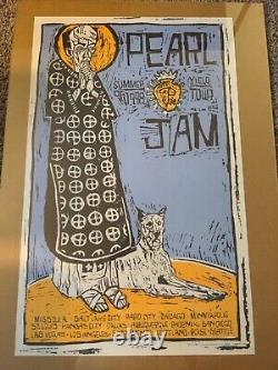 PEARL JAM 1998 Poster Yield Tour AMES BROS