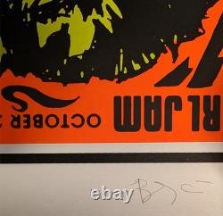 PEARL JAM 2003 Benaroya Hall Poster SIGNED Ames Bros ARTIST PROOF AP /150 MINT