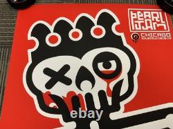 PEARL JAM 2003 Chicago Concert Poster Signed Artist AMES BROS 76/100 See Desc