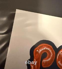 PEARL JAM 2005 TOUR ARTIST SIGNED & NUMBERED S/N POSTER QUEBEC CITY CAN k cd lp