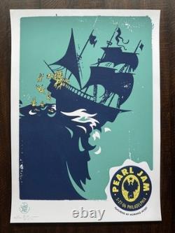 PEARL JAM 2006 Poster Camden, NJ AMES Bros. Signed & Numbered 63/100 EX+