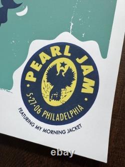 PEARL JAM 2006 Poster Camden, NJ AMES Bros. Signed & Numbered 63/100 EX+