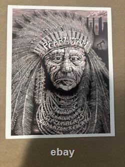 PEARL JAM/ 2011/ EDMONTON/ EMEK Small poster