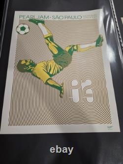 PEARL JAM 2011 Sao Paulo PJ20 Poster Variant