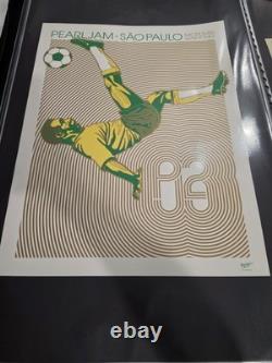 PEARL JAM 2011 Sao Paulo PJ20 Poster Variant