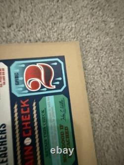 PEARL JAM 2018 Seattle Home Shows Poster by BRAD KLAUSEN, 12x32