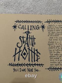 PEARL JAM 2018 Seattle Home Shows Poster by BRAD KLAUSEN, 12x32