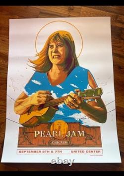 PEARL JAM 2023 CHICAGO United Center- Complete 3 Concert Poster Set 9/5