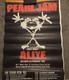 Pearl Jam Alive Single Poster 1992 Vintage Very Rare 40 X 60 Large See Details