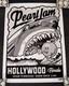 Pearl Jam Apr 24 Hollywood Fl N1 2025 Ames Bros Glow In The Dark Poster Gitd