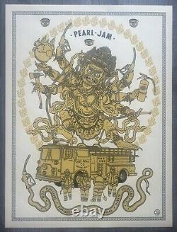 PEARL JAM Ball Arena 2022 Denver, Colorado Ravi Zupa? Concert Poster