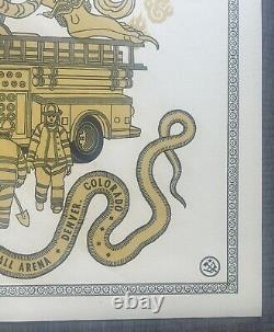 PEARL JAM Ball Arena 2022 Denver, Colorado Ravi Zupa? Concert Poster