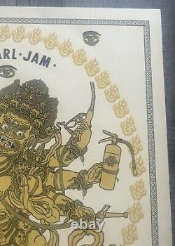 PEARL JAM Ball Arena 2022 Denver, Colorado Ravi Zupa? Concert Poster