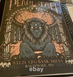 PEARL JAM Baltimore Poster AP Ltd Ed # / 100 VARIANT Gallagher 2024 9/12/24