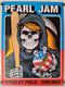 Pearl Jam Concert Event Poster 2016 Tour Wrigley Field Chicago Il Sean Cliver