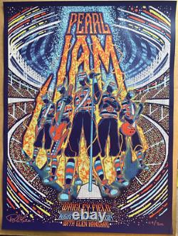 PEARL JAM Chicago IL AUG 29/31 2024 AP Purple Variant Poster Signed S/N #/300