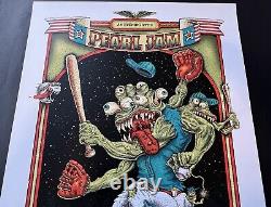 PEARL JAM Concert Poster 7/19/13 Wrigley Field Chicago 2013 EMEK Show Edition