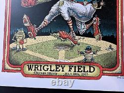 PEARL JAM Concert Poster 7/19/13 Wrigley Field Chicago 2013 EMEK Show Edition