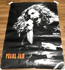 PEARL JAM Eddie Vedder Vintage 90's England AA 494 Tribute Poster 24.5 x 35