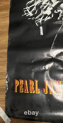 PEARL JAM Eddie Vedder Vintage 90's England AA 494 Tribute Poster 24.5 x 35