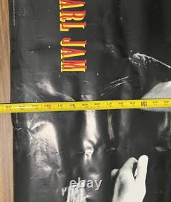 PEARL JAM Eddie Vedder Vintage 90's England AA 494 Tribute Poster 24.5 x 35