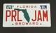 Pearl Jam Hollywood Florida License Plate Not Poster 2025